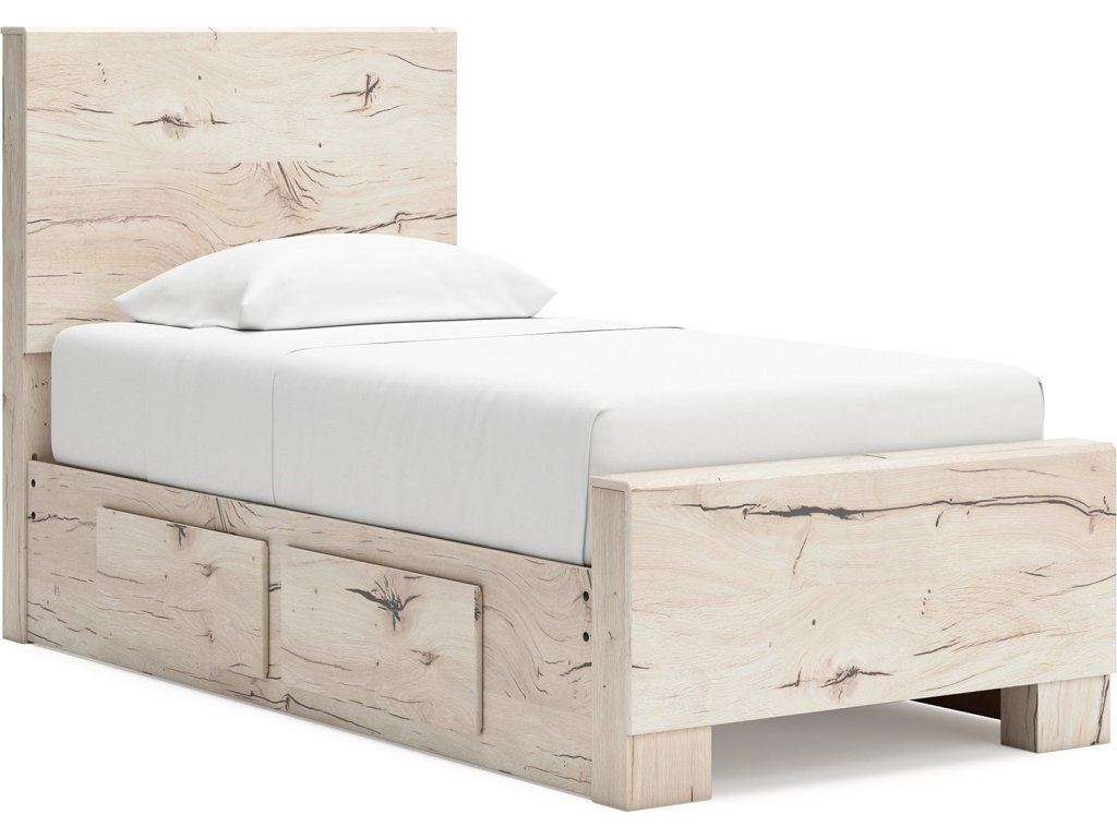 Lawroy Twin Panel Bed with Storage - image 1