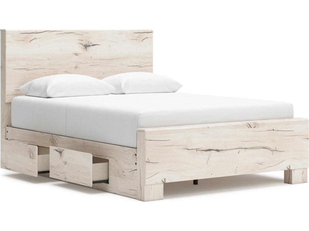 Lawroy Queen Panel Bed with Storage, Dresser and Mirror - image 8