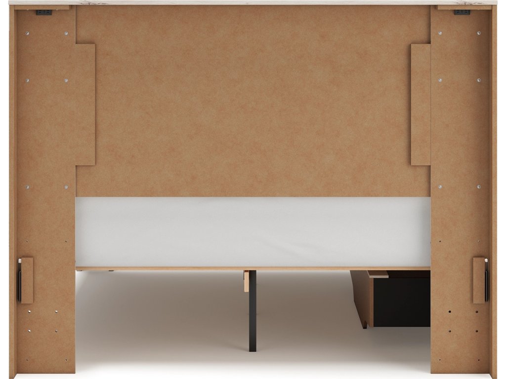 Lawroy Queen Panel Bed with Storage, Dresser and Mirror - image 14