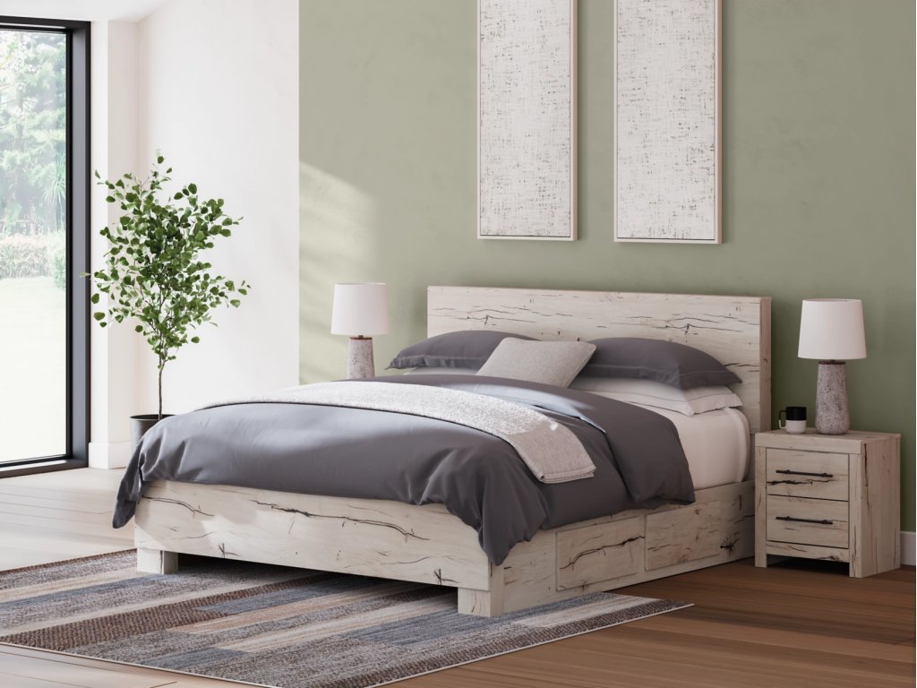 Lawroy King Panel Bed with Storage - main image