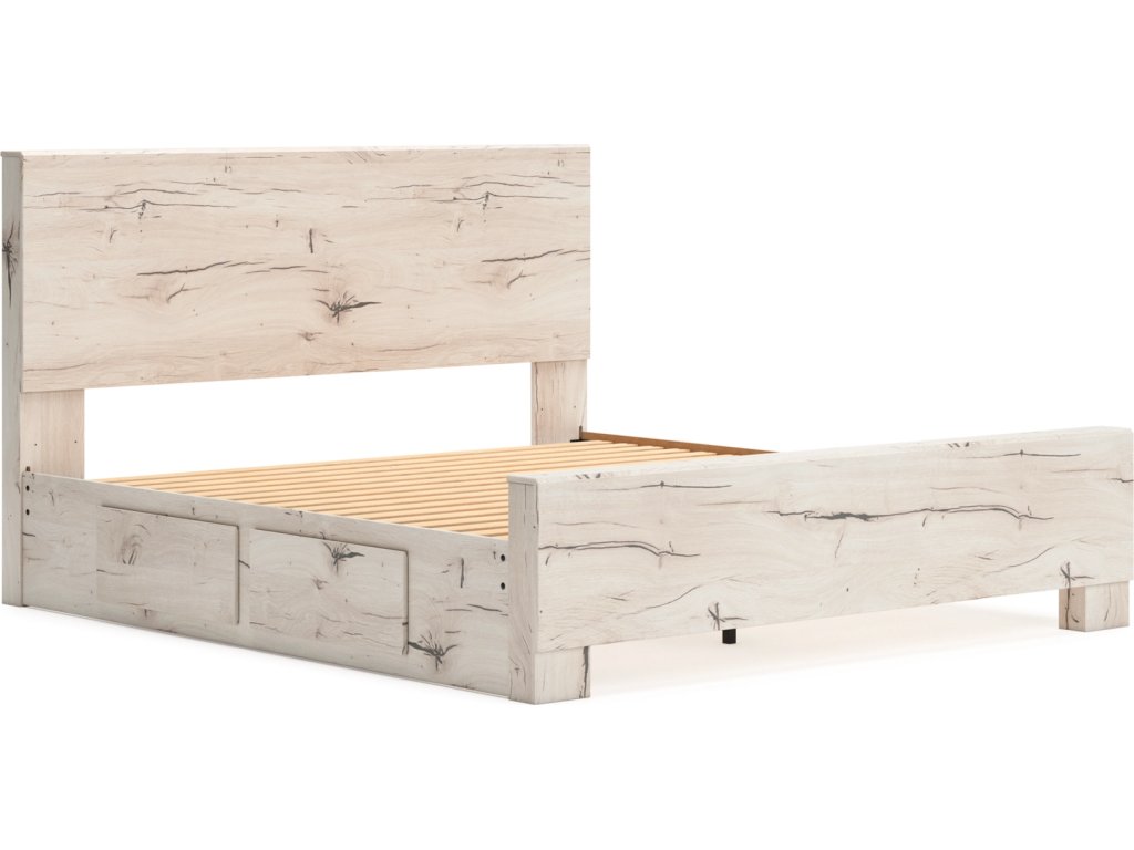 Lawroy King Panel Bed with Storage, Dresser and Mirror - image 10