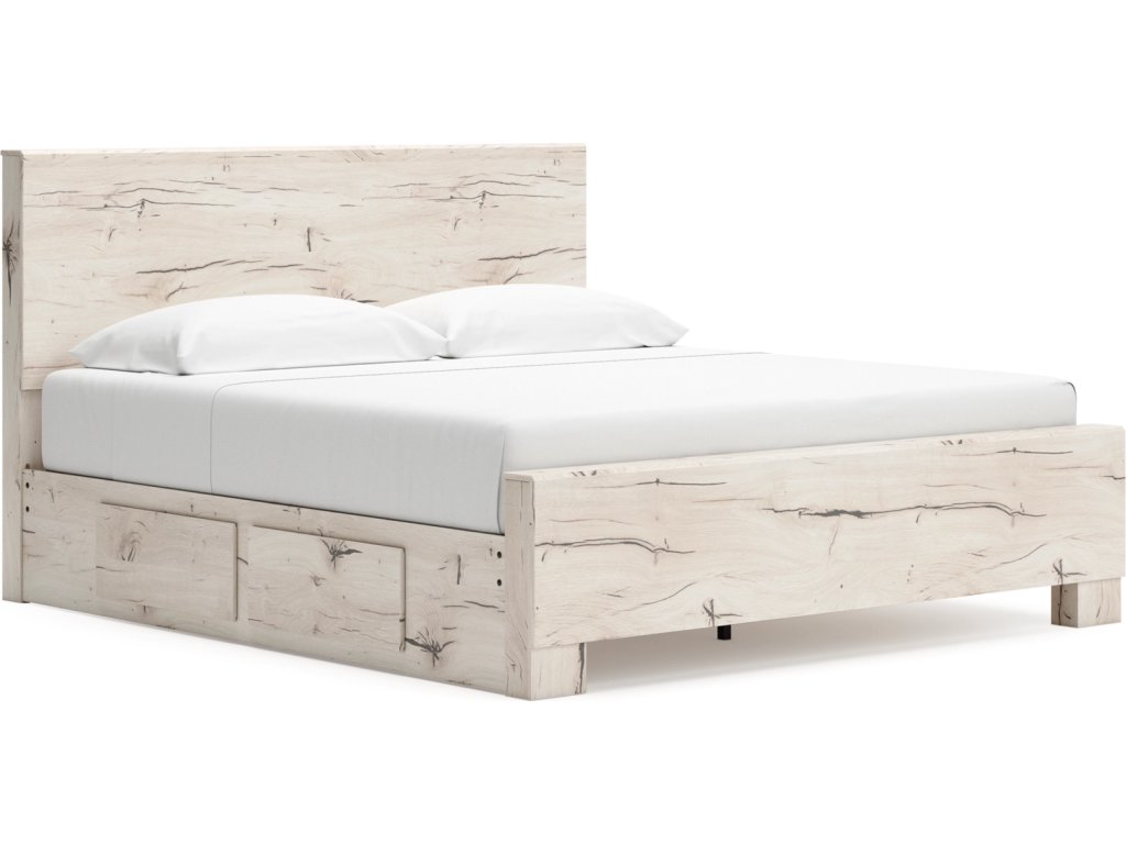 Lawroy King Panel Bed with Storage, Dresser and Mirror - image 8