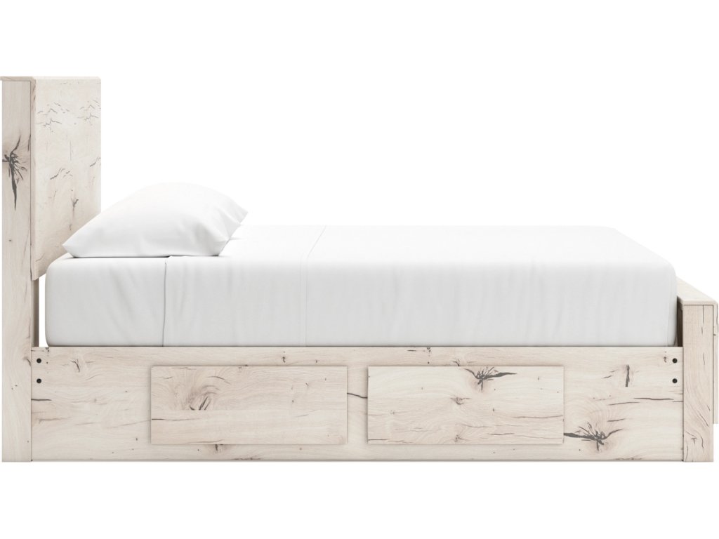 Lawroy King Panel Bed with Storage, Dresser and Mirror - image 14