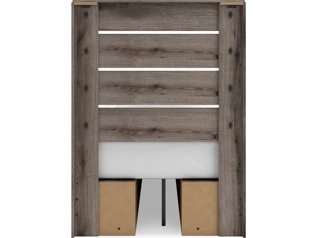 Graystorm Twin Panel Bed with Storage - image 7