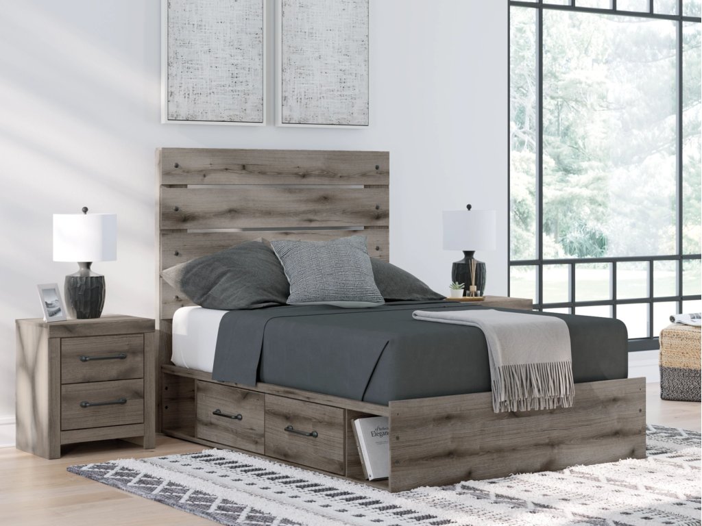 Graystorm Full Panel Storage Bed - image 1