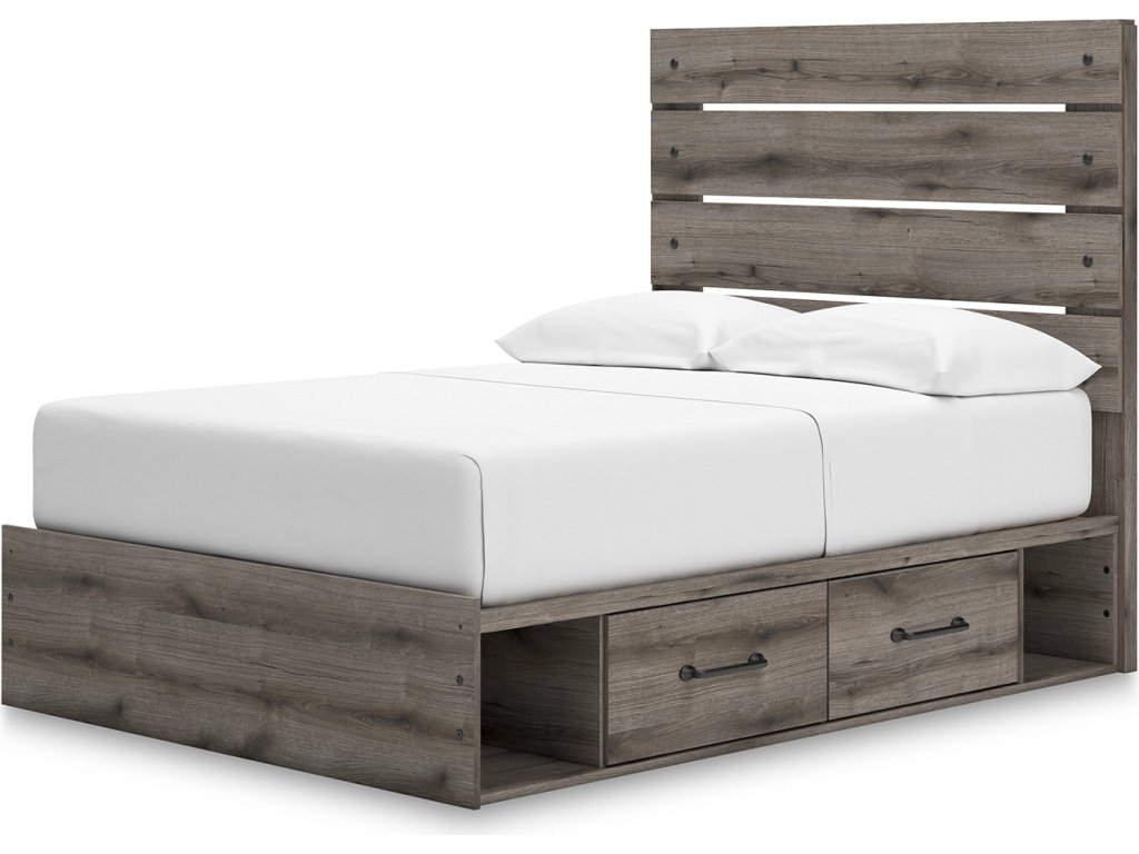 Graystorm Full Panel Bed with Storage - image 4