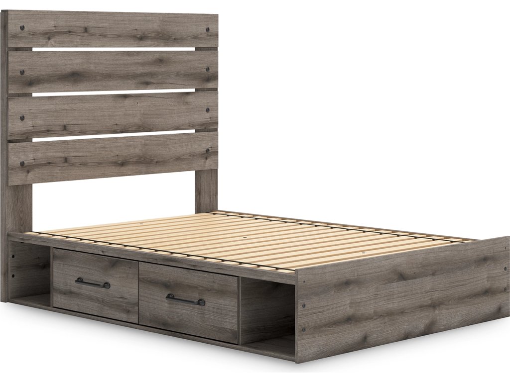 Graystorm Full Panel Bed with Storage - image 2