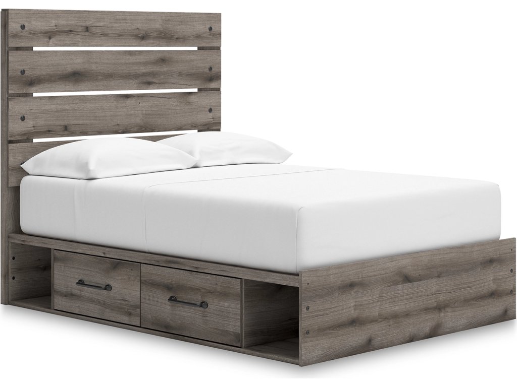 Graystorm Full Panel Bed with Storage - main image
