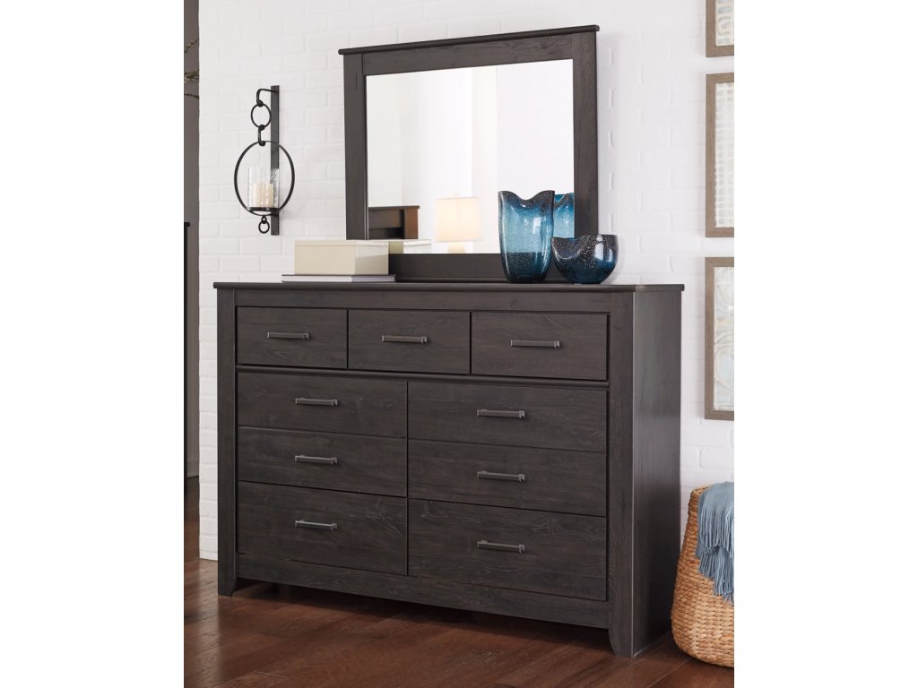 Brinxton Queen Panel Bed, Dresser, Mirror, Chest and Nightstand - image 13