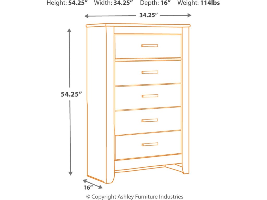 Brinxton Queen Panel Bed, Dresser, Mirror, Chest and Nightstand - image 11