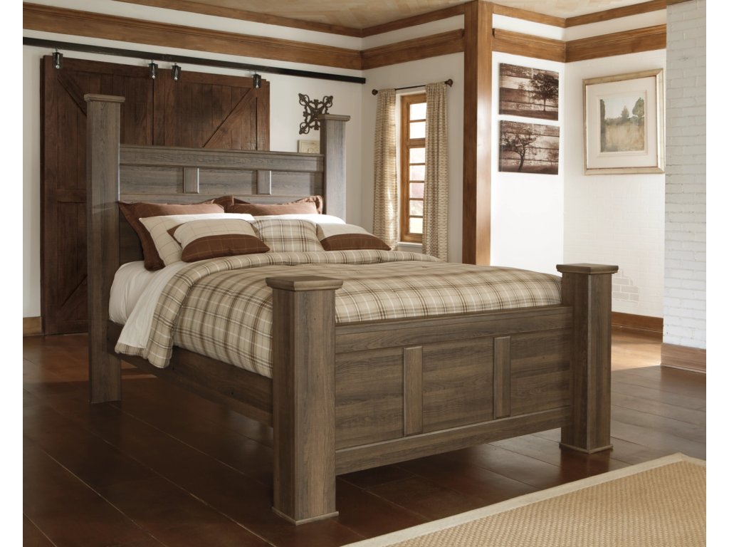 Juararo Queen Poster Bed, 2 Dressers, Mirror and 2 Nightstands - image 16