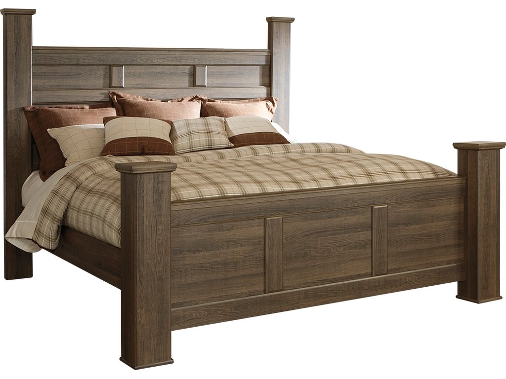 Juararo King Poster Bed, Dresser, Mirror and Chest - image 3