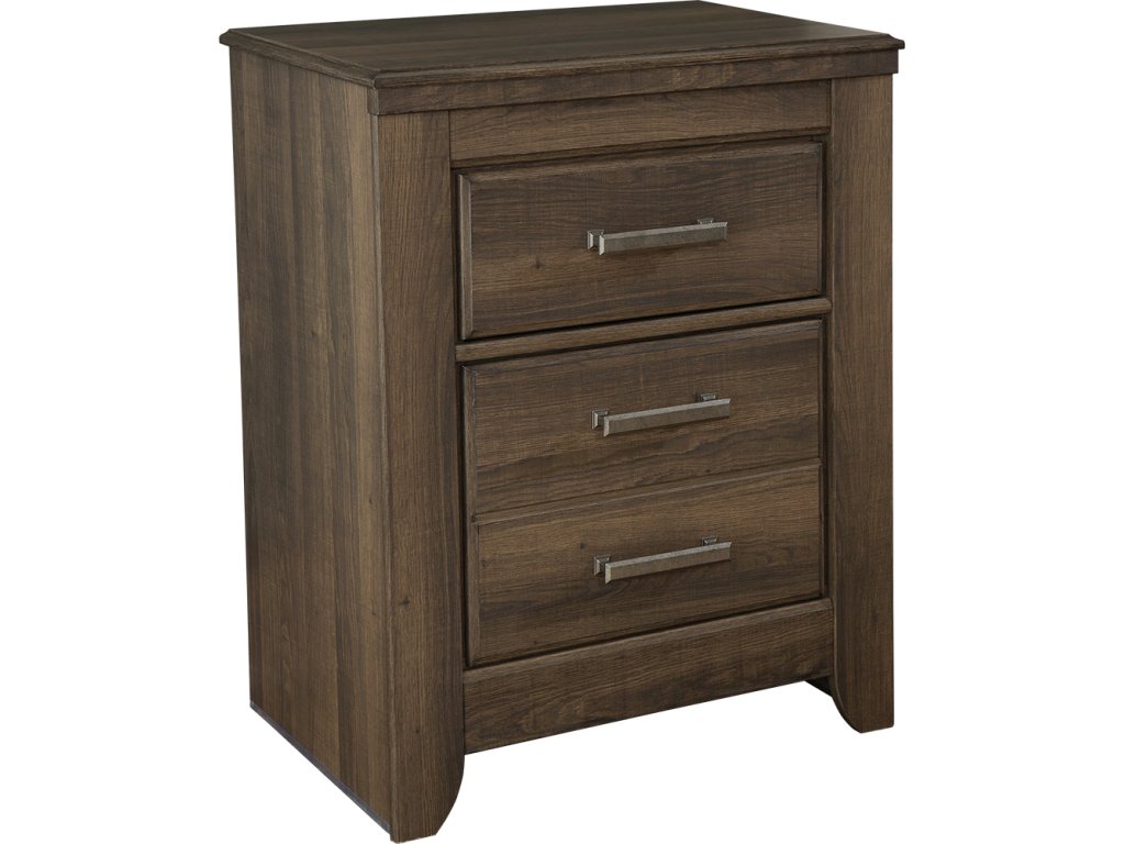 Juararo California King Poster Bed, Dresser, Mirror, Chest and 2 Nightstands - image 9