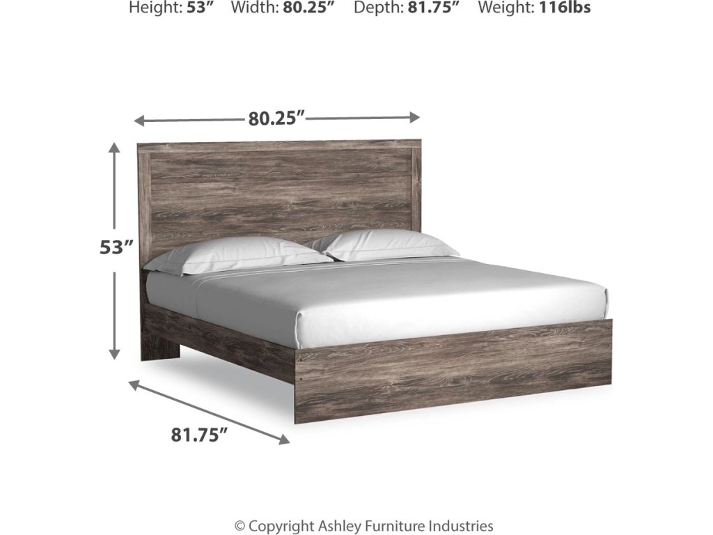 Ralinksi King Panel Bed, Dresser and Mirror - image 4