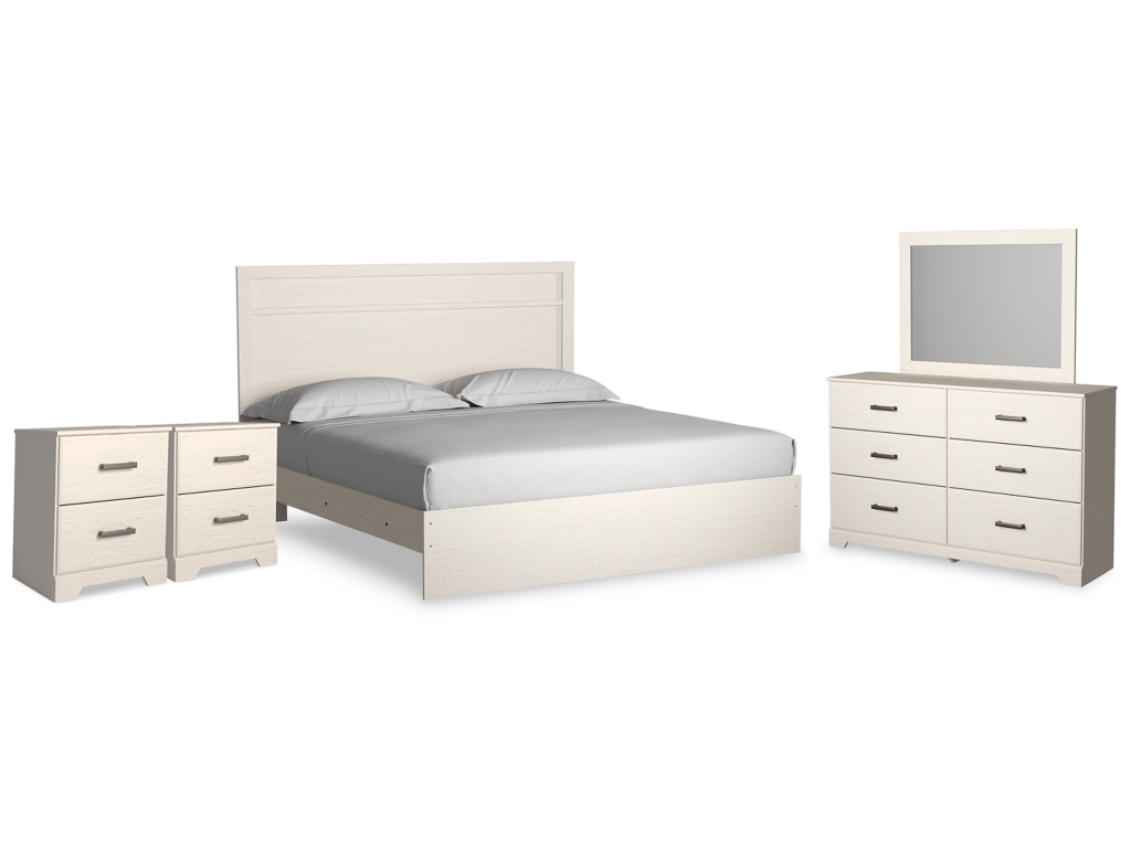 Stelsie King Panel Bed, Dresser, Mirror and Nightstand - main image