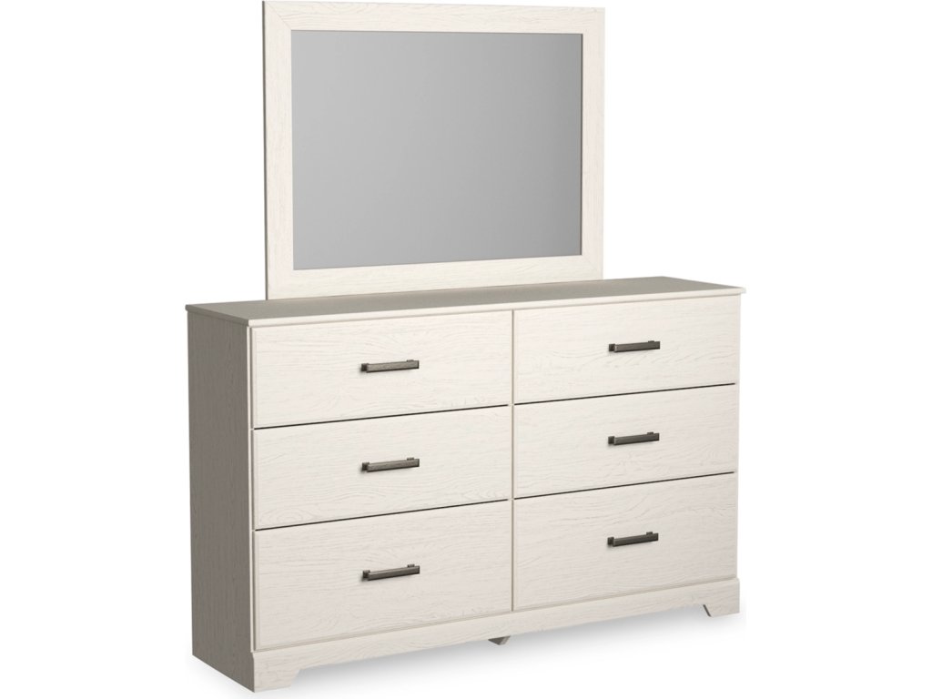 Stelsie Twin Panel Bed, Dresser and Mirror - image 1