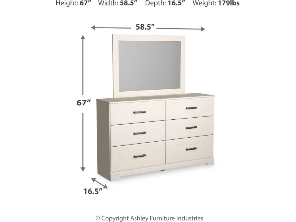 Stelsie Twin Panel Bed, Dresser and Mirror - image 10