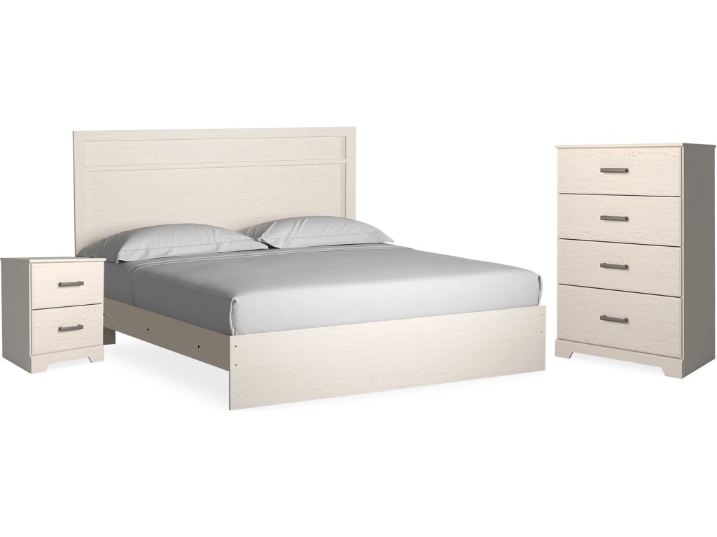 Stelsie King Panel Bed, Chest and Nightstand - main image