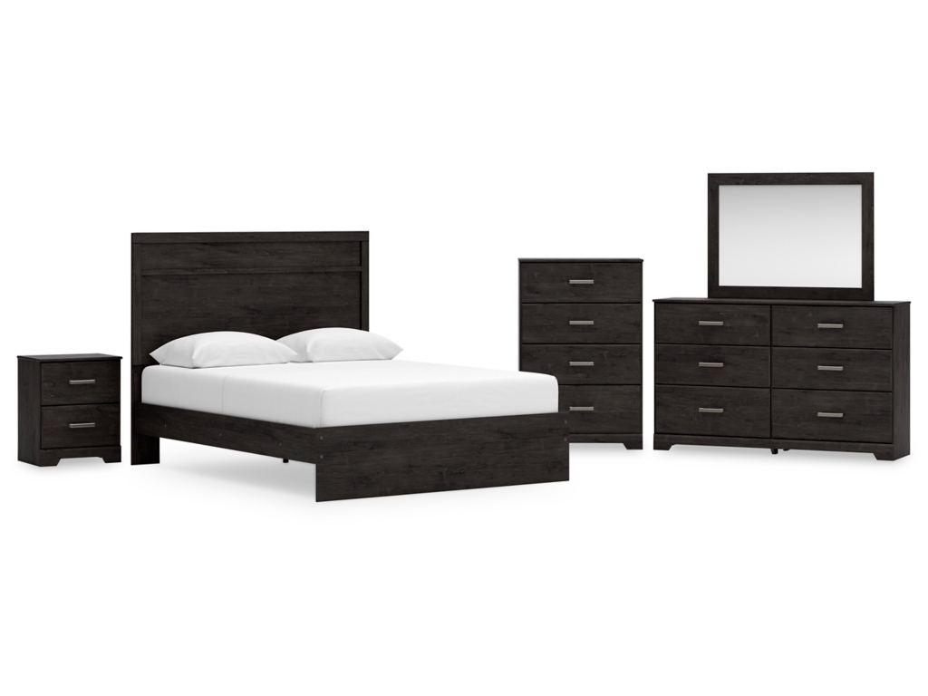 Belachime Queen Panel Bed, Dresser, Mirror, Chest and Nightstand - main image