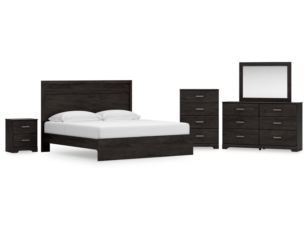 Belachime King Panel Bed, Dresser, Mirror, Chest and Nightstand - main image