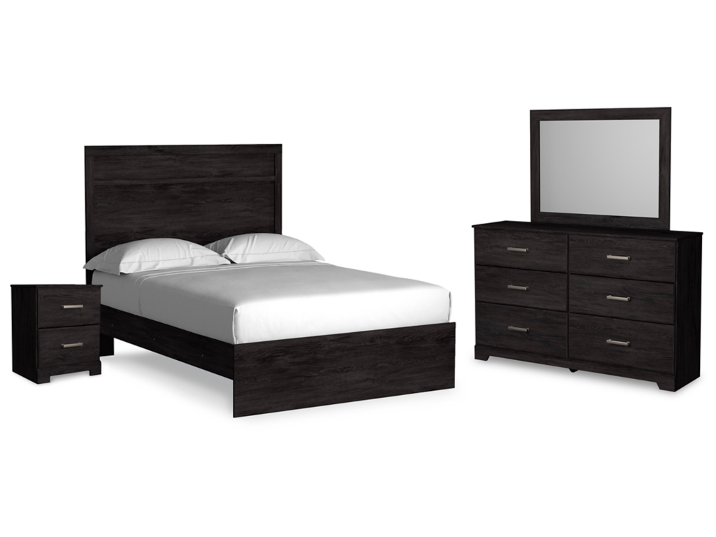 Belachime Full Panel Bed, Dresser, Mirror and Nightstand - main image