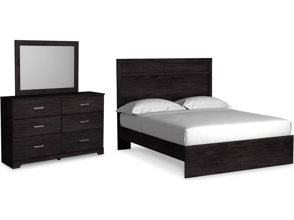 Belachime Queen Panel Bed, Dresser and Mirror - main image