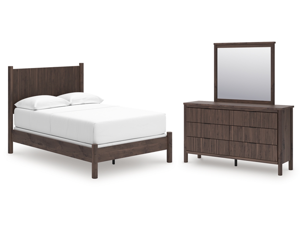 Pamytta Full Panel Bed, Dresser and Mirror - main image