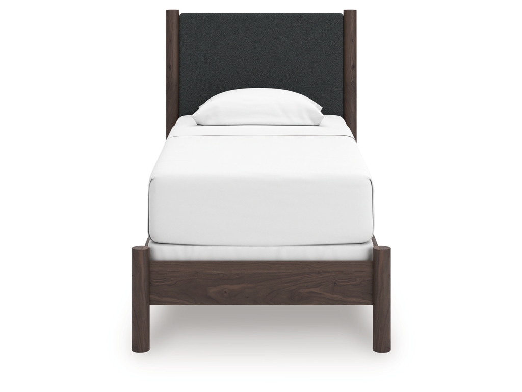 Pamytta Twin Upholstered Panel Bed, Dresser and Mirror - image 8