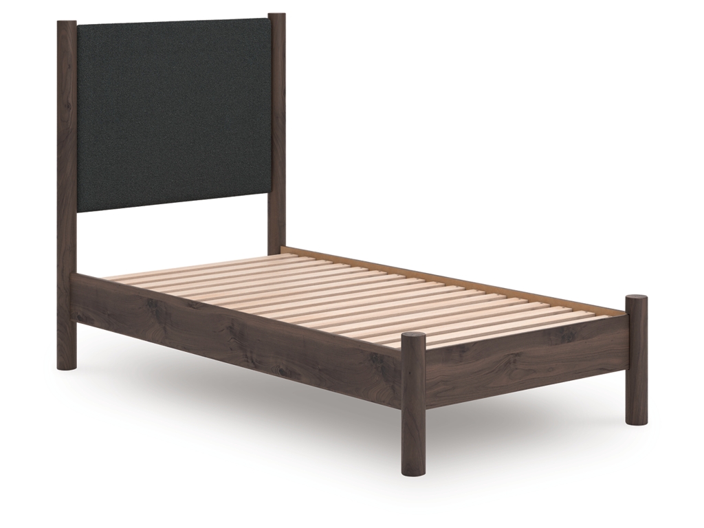Pamytta Twin Upholstered Panel Platform Bed - image 1