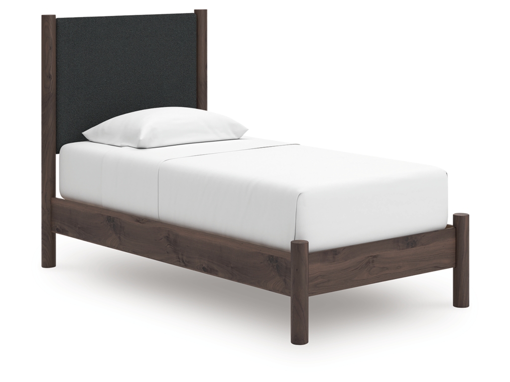 Pamytta Twin Upholstered Panel Platform Bed - main image