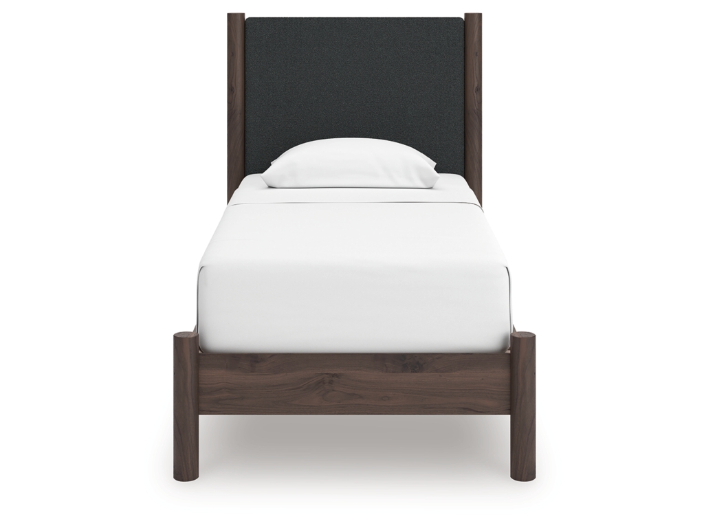 Pamytta Twin Upholstered Panel Platform Bed - image 2