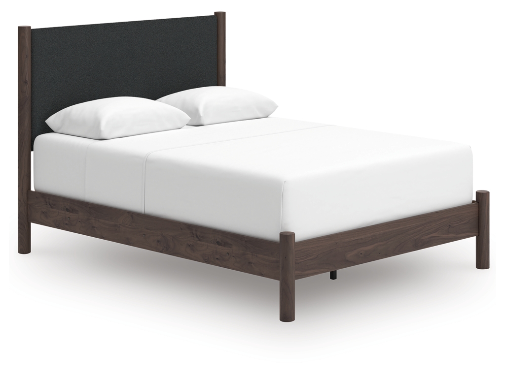Pamytta Queen Upholstered Panel Bed, Dresser and Mirror - image 9