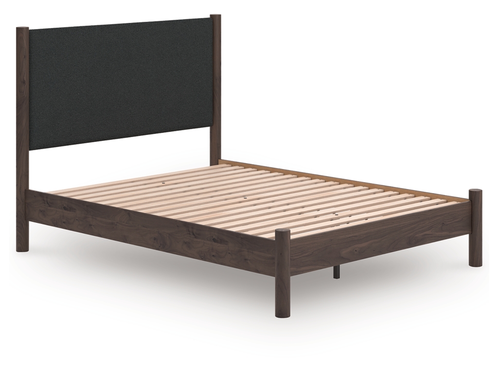 Pamytta Queen Upholstered Panel Platform Bed - image 1