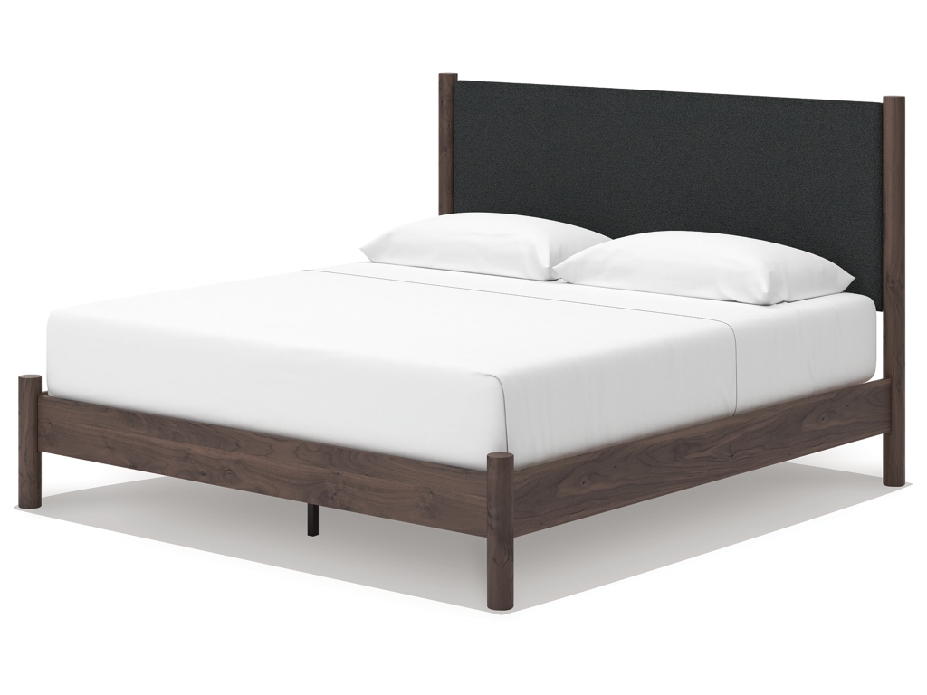 Pamytta King Upholstered Panel Platform Bed - image 3