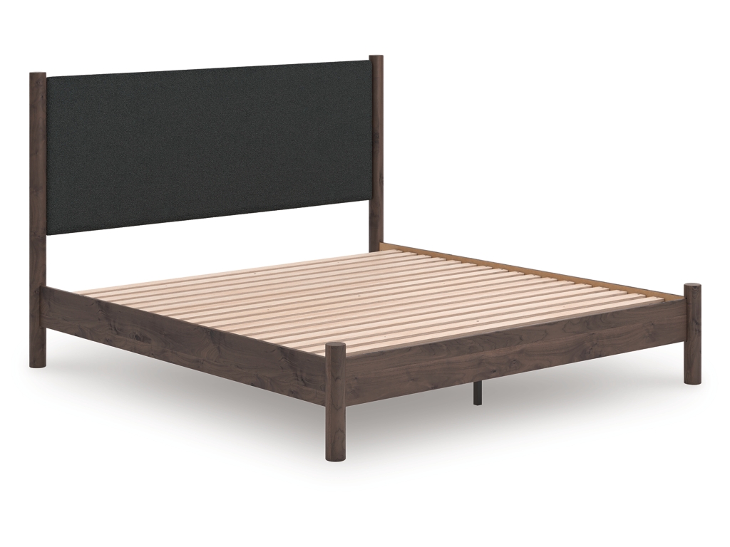 Pamytta King Upholstered Panel Platform Bed - image 1