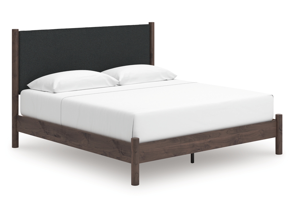Pamytta King Upholstered Panel Platform Bed - main image