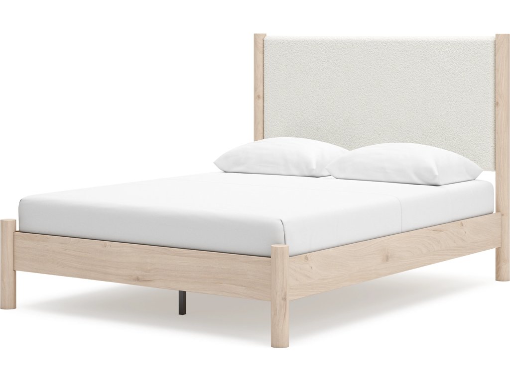 Cadmori Queen Upholstered Panel Bed - image 3