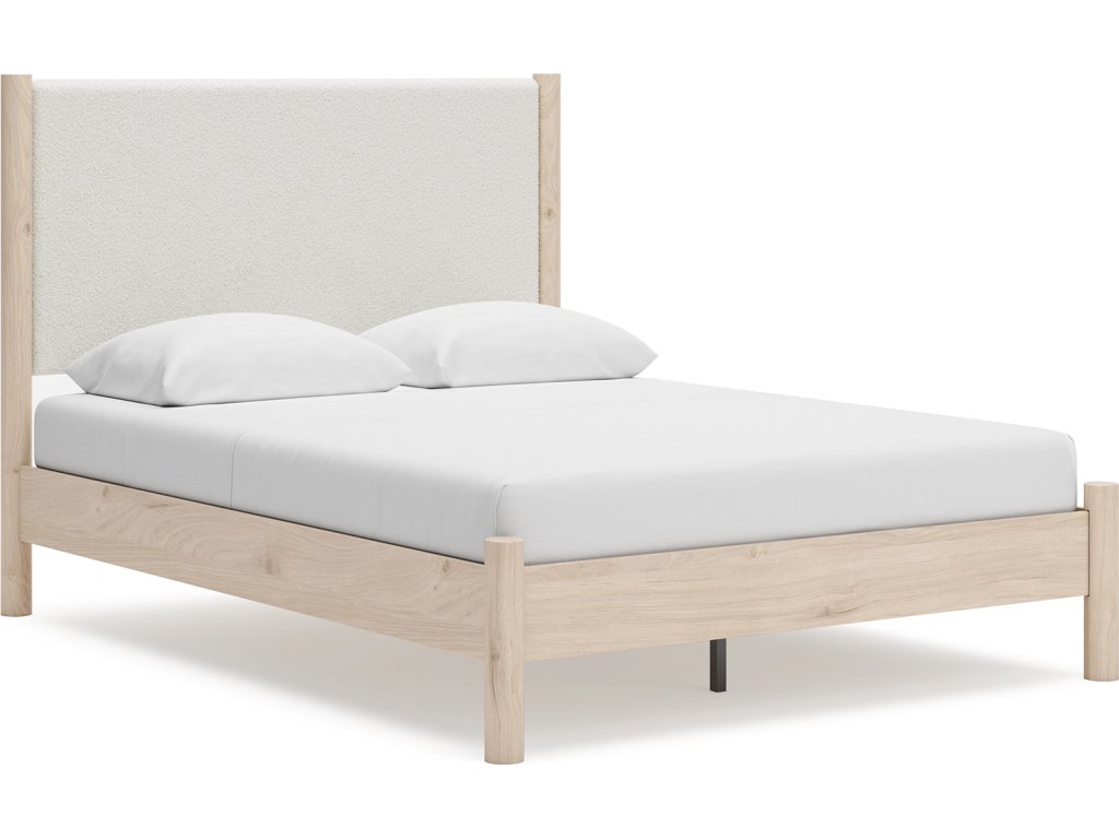 Cadmori Queen Upholstered Panel Bed - main image