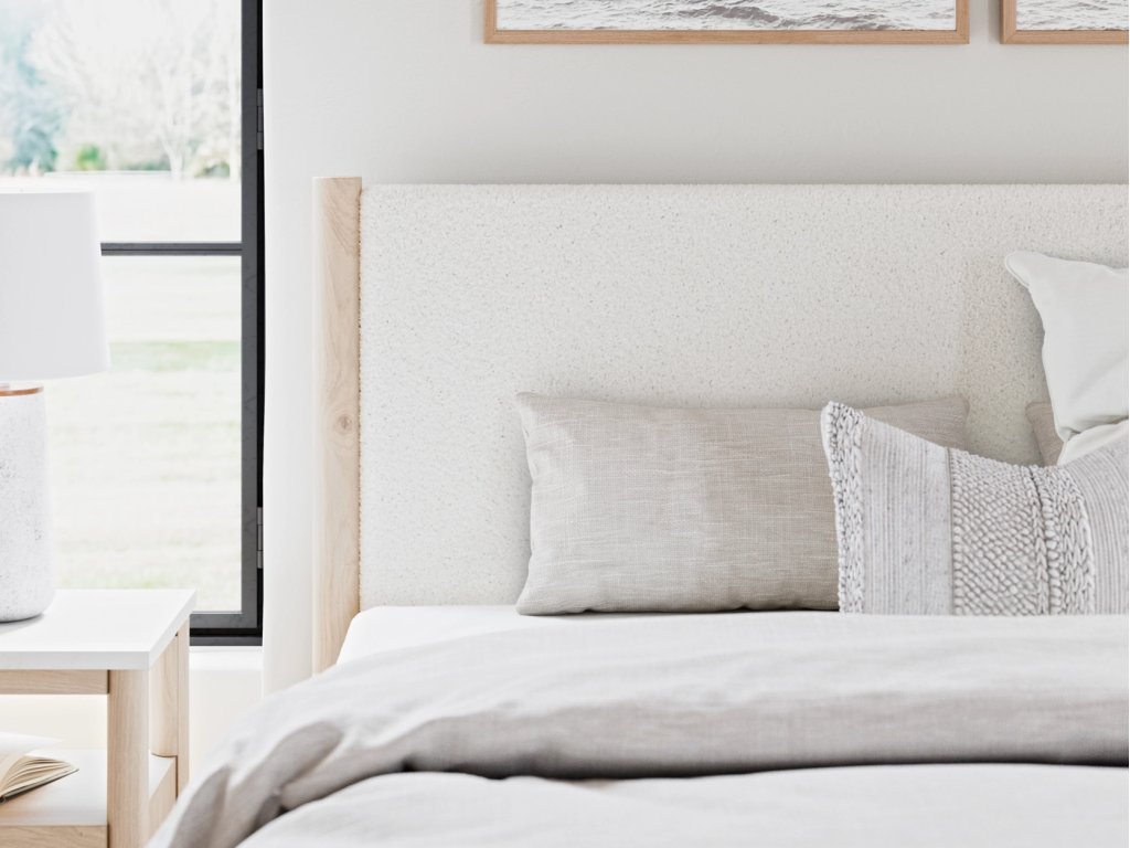 Cadmori King Upholstered Panel Bed - image 8