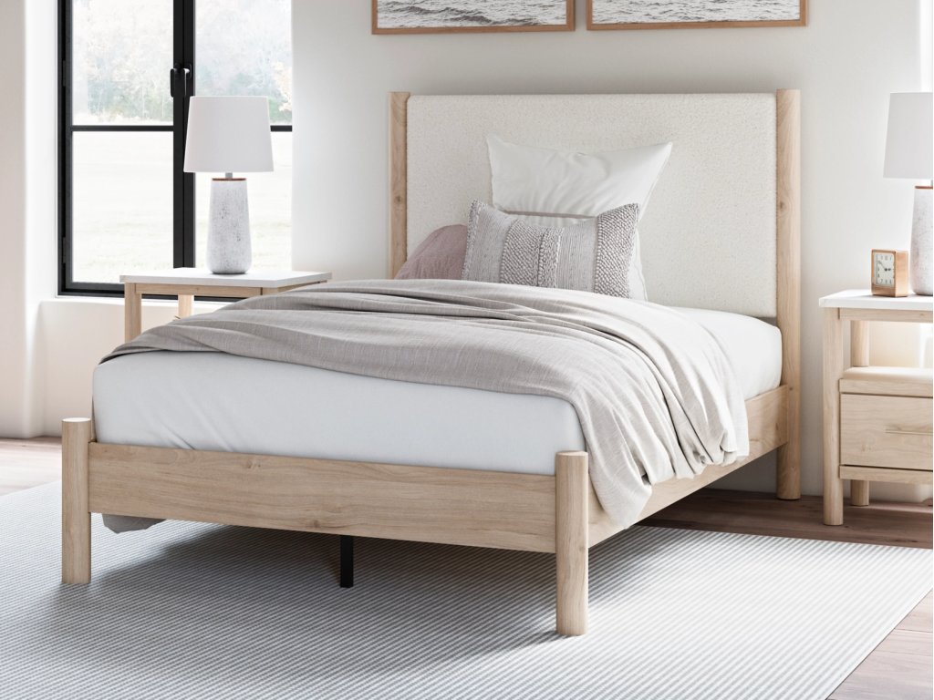Cadmori Full Upholstered Panel Bed - image 1