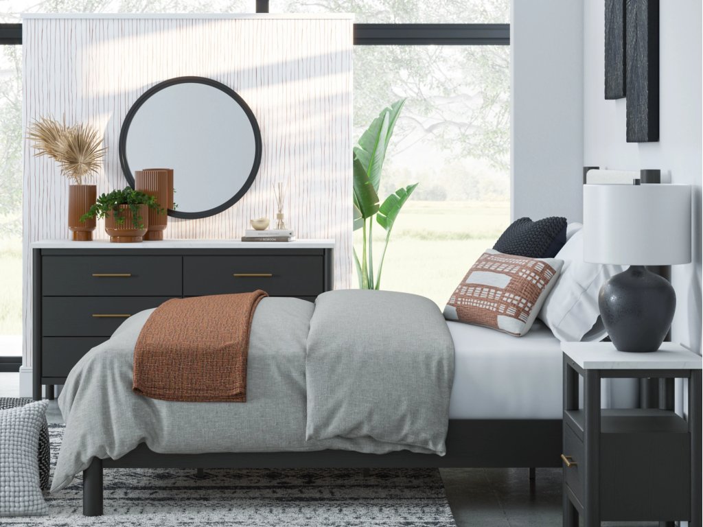 Cadmori Queen Upholstered Panel Bed - image 12