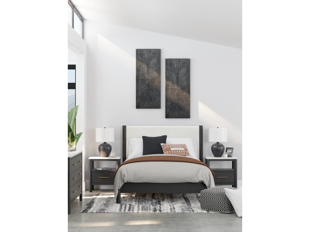 Cadmori Queen Upholstered Panel Bed - image 10