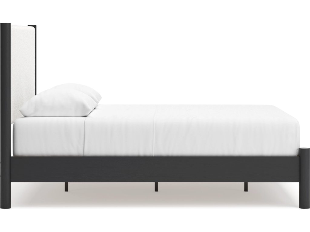 Cadmori Queen Upholstered Panel Bed, Dresser and Mirror - image 14