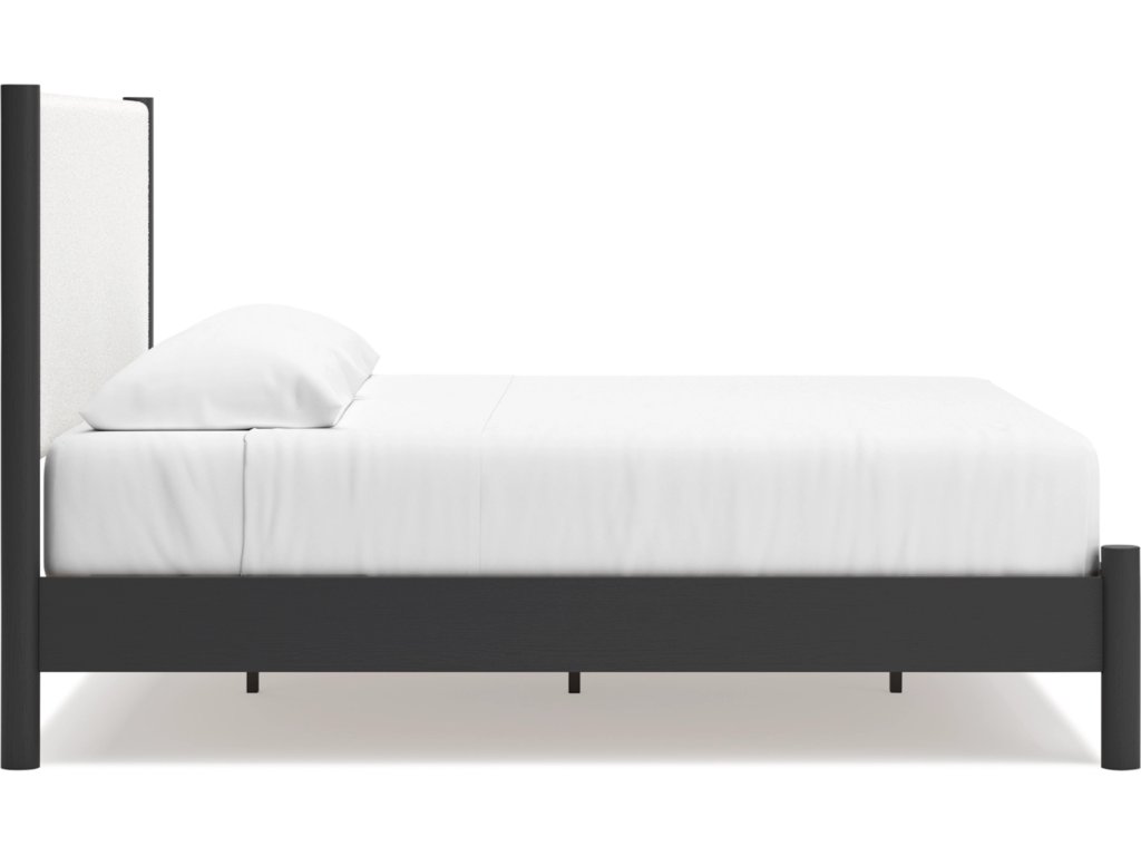 Cadmori King Upholstered Panel Bed, Dresser and Mirror - image 13