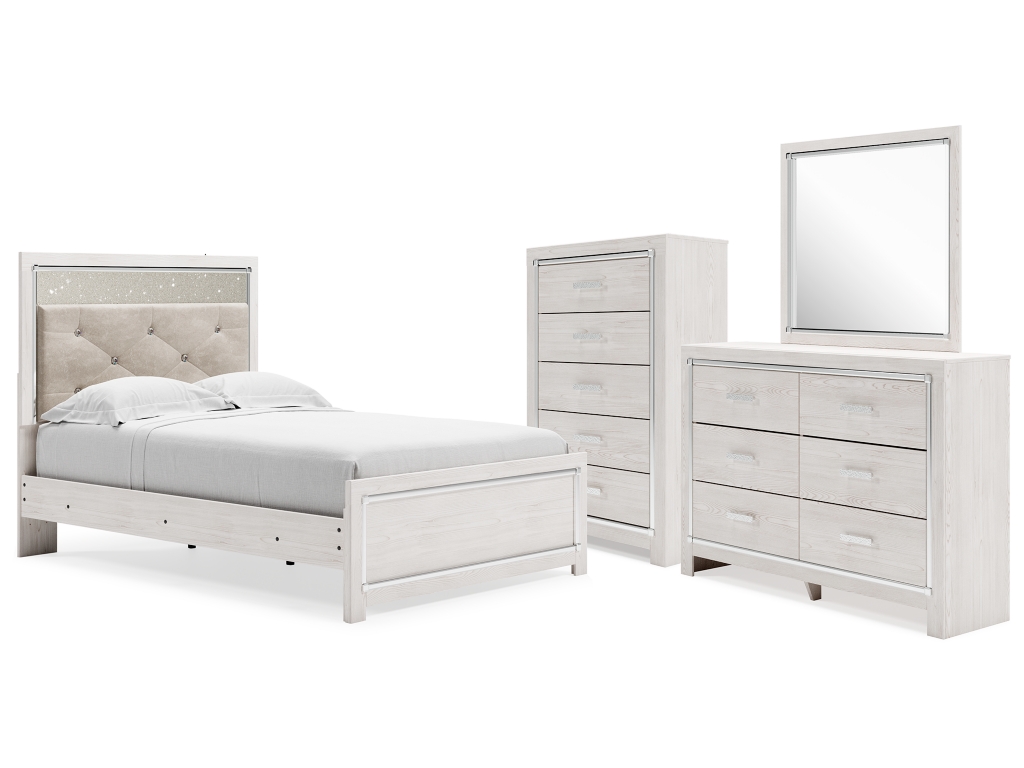 Altyra Full Panel Bed, Dresser, Mirror and Chest - main image