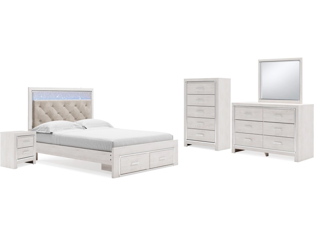 Altyra Queen Storage Bed, Dresser, Mirror, Chest and Nightstand - main image