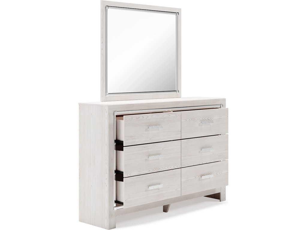 Altyra Queen Storage Bed, Dresser Mirror, Chest and 2 Nightstands - image 3