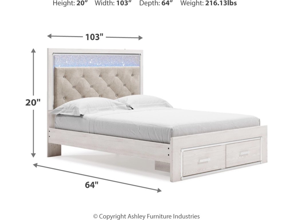 Altyra Queen Storage Bed, Dresser Mirror, Chest and 2 Nightstands - image 23