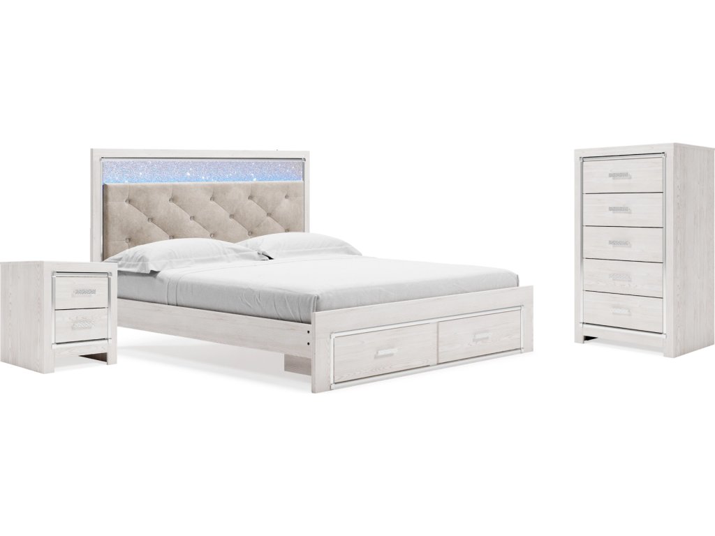 Altyra King Storage Bed, Chest and Nightstand - main image