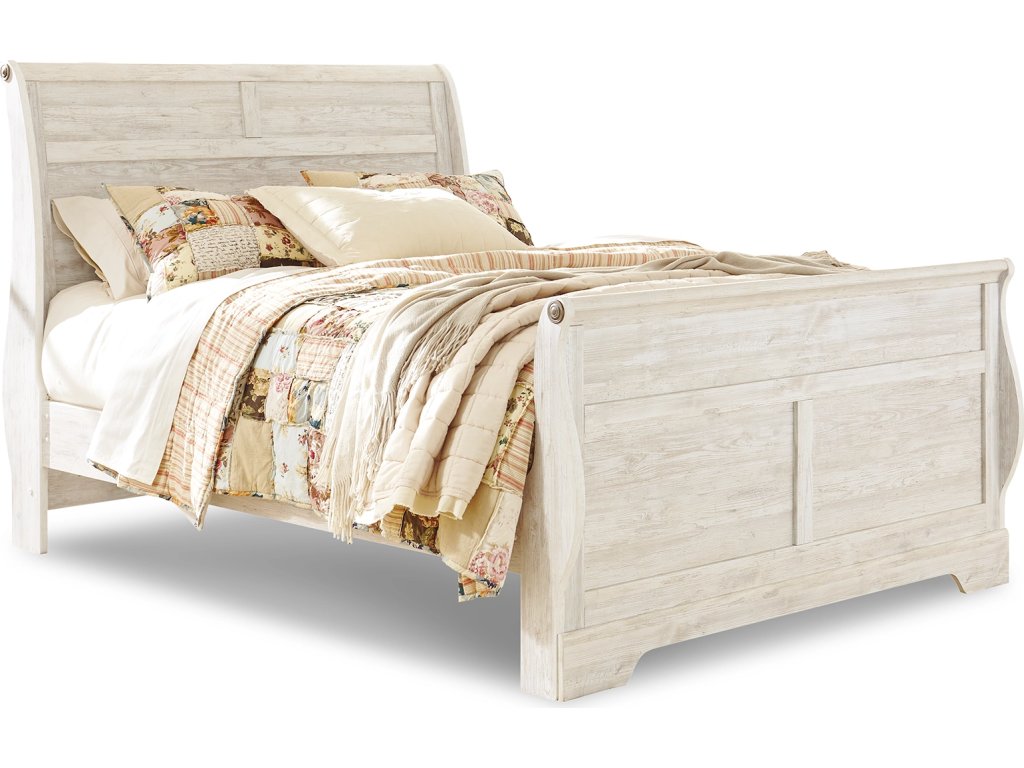 Willowton Queen Sleigh Bed - main image